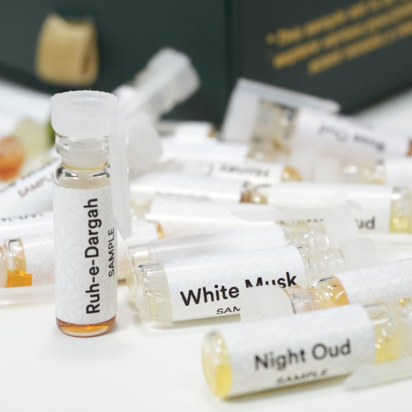 Pack of 22 | 1 ml each | Attar Samples set of Qinaam