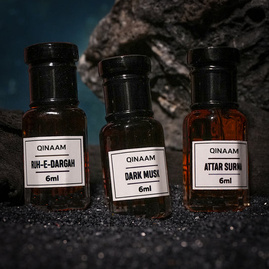 Dark Attars Combo Set - Pack of 3 | Attar Surma | Dark Musk | Ruh - e - Dargah