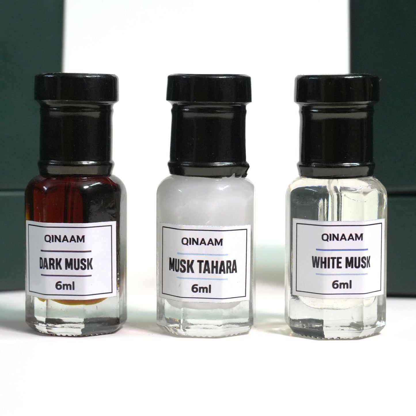 Musk Attars Combo Set - Pack of 3 | Musk Tahara | White Musk | Dark Musk