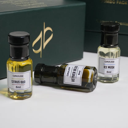 Summer Combo Set - Pack of 3 | Vetiver Blend | Citrus Oud | Ice Musk