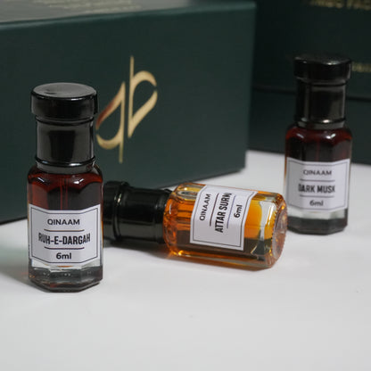 Dark Attars Combo Set - Pack of 3 | Attar Surma | Dark Musk | Ruh - e - Dargah