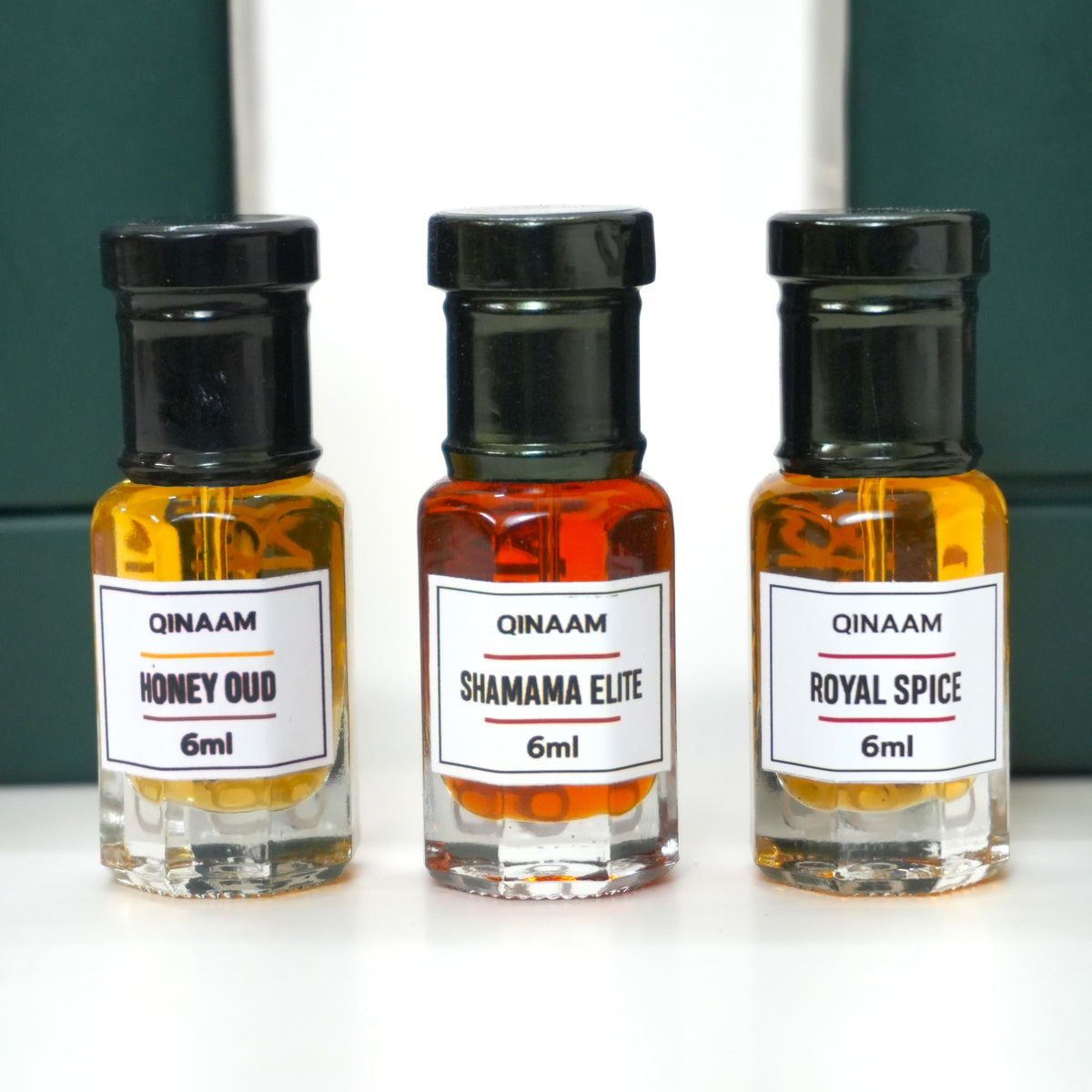 Winter Attars Combo Set - Pack of 3 | Honey Oud | Shamama Elite | Royal Spice
