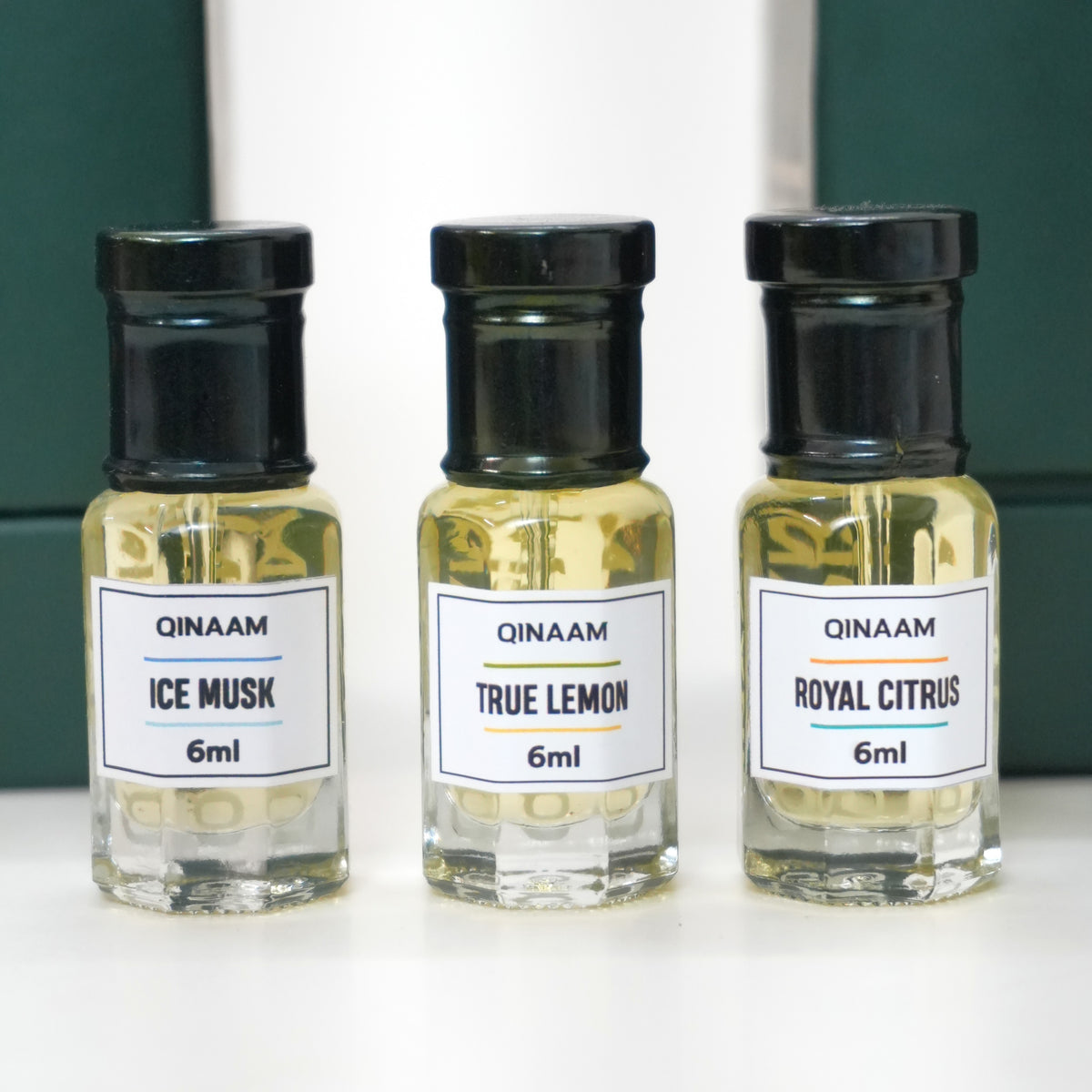 Summer Attars Combo Set - Pack of 3 | Ice Musk | True Lemon | Royal Citrus