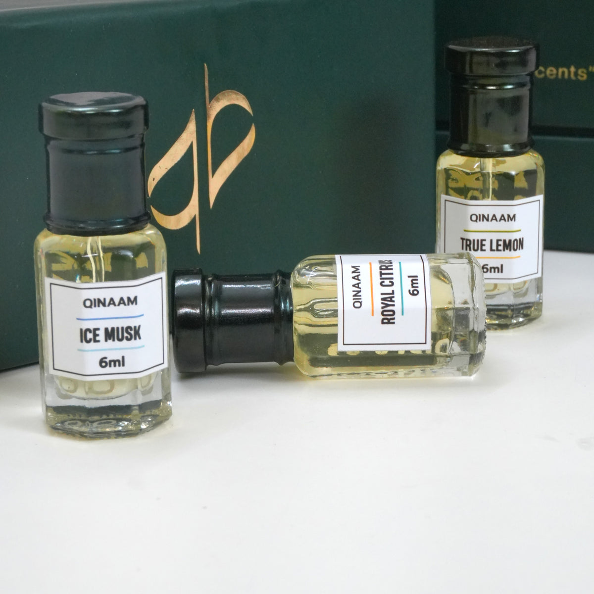 Summer Attars Combo Set - Pack of 3 | Ice Musk | True Lemon | Royal Citrus