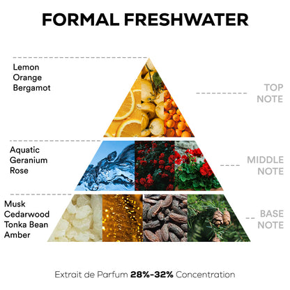 Formal Freshwater Perfume - 50ml | 100ml Extrait De Parfum